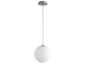 Oxygen by Quorum Luna 1-Light Satin Nickel Globe Mini Pendant