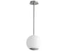 Oxygen by Quorum Terra 1-Light Satin Nickel Globe Mini Pendant