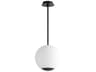 Oxygen by Quorum Terra 1-Light Black Globe Mini Pendant