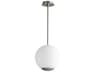 Oxygen by Quorum Terra 1-Light Satin Nickel Globe Mini Pendant