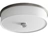 Oxygen by Quorum Echo 2-Light Satin Nickel Flush Mount