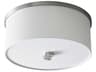 Oxygen by Quorum Echo 2-Light Satin Nickel Flush Mount