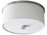Oxygen by Quorum Echo 2-Light Satin Nickel Flush Mount