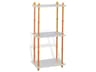 Port 68 Carmel Brass/Lucite Shelf 32"H