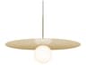 Pablo Bola Disc 1-Light Globe Round Pendant