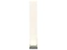 Pablo Cortina Clear White Silver Polycarbonate Shade Floor Lamp