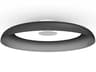 Pablo Nivel 1-Light Black Round Flush Mount