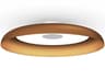 Pablo Nivel 1-Light Terracotta Orange Round Flush Mount
