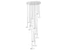 Pablo Sky Solo 5-Light Chrome Linear Chandelier