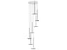 Pablo Sky Solo 5-Light Black Linear Chandelier