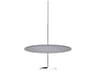 Pablo Sky 1-Light Grey Chrome Round Pendant