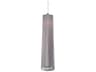 Pablo Solis 1-Light Silver Cylinder Pendant