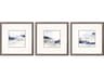 Paragon Abstract Shoreline Blues-III Wall Art Set of 3