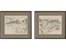 Paragon Scenic Sepia Scenes-I Wall Art Set of 2