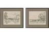 Paragon Scenic Sepia Scenes-II Wall Art Set of 2