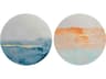 Paragon Abstract Horizons-I Metal Wall Art Set of 2