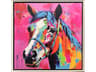 Paragon Animals Colorful Horse-II Canvas Wall Art