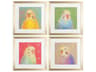 Paragon Florals Colorful Bird-A Wall Art Set of 4