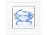 Paragon Animals Indigo Ocean Crab Wall Art