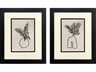 Paragon Simple Leaves II Framed Art - Set of 2