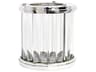 Pasargad Home Beacon Lucian Silver Clear Hurricane