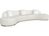 Pasargad Home Noho Simona Cream White Upholstered Sofa