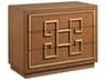 Port Eliot Artisan Brown Walnut Wood Accent Chest
