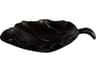 Phillips Collection Black Natural Decorative Leaf Bowl