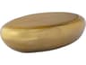 Phillips Collection Oval Liquid Gold Coffee Table