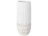 Phillips Collection White 15" High Lacuna Vase