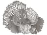 Phillips Collection Gray 25" Flower Metal Wall Art