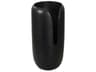 Phillips Collection Black 12" High Interval Wood Vase