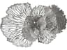 Phillips Collection Gray 43" Flower Metal Wall Art