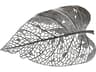 Phillips Collection Silver Matte Lacquer 67" Birch Leaf Metal Wall Art