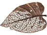 Phillips Collection Copper Matte Lacquer 19" Birch Leaf Metal Wall Art