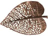 Phillips Collection Copper Matte Lacquer 14" Birch Leaf Metal Wall Art