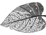 Phillips Collection Silver Matte Lacquer 19" Birch Leaf Metal Wall Art