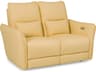 Palliser Chelsea Leather Upholstery Loveseat Power Recliner with Headrest & Lumbar