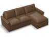 Palliser Madison Sleep Modern English Arm Leather Upholstery Sectional Sofa