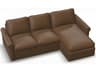 Palliser Madison Sleep Modern English Arm Leather Upholstery Sectional Sofa