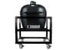 Primo Oval XL Jack Daniels Edition Charcoal Grill with Stainless Steel Cart