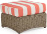 Watermark Living Quick Ship Riverside Wicker Rectangle Outdoor Patio Ottoman