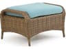 Watermark Living Quick Ship Alexandria Wicker Outdoor Patio Ottoman