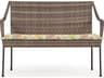 Watermark Living Augusta Wicker Cushion Outdoor Patio Bench