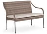 Watermark Living Quick Ship Augusta Wicker Cushion Patio Bench