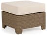 Watermark Living Seaside Wicker Outdoor Patio Ottoman
