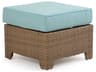 Watermark Living Quick Ship Seaside Wicker Patio Ottoman