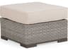 Watermark Living Quick Ship Adair Wicker Outdoor Patio Ottoman