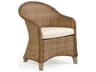 Watermark Living Quick Ship Edenton Wicker Outdoor Dining Arm Chair