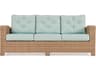 Watermark Living Quick Ship Seaside Wicker Patio Sofa